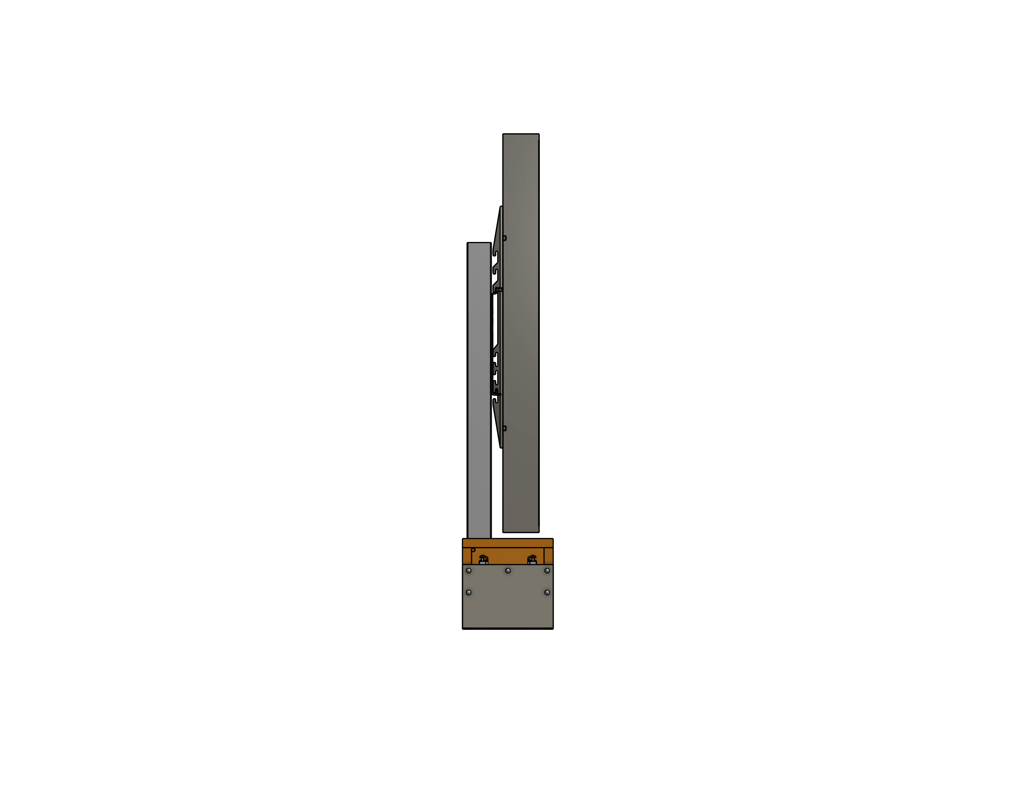 Slide Right Platform For A 65 Inch TV- Model SR-6075-65