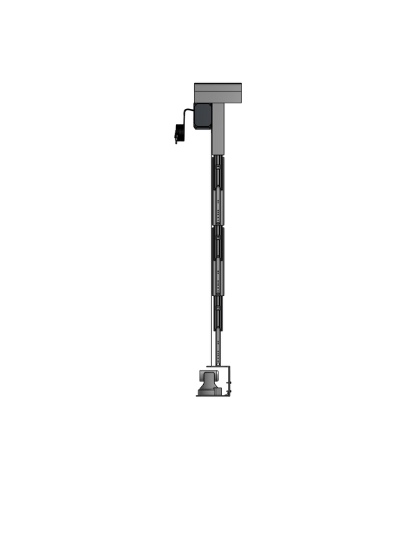 PTZ Camera Lift - Ceiling Mounted - Travel: 54 Inches - Model APTZ-26-54