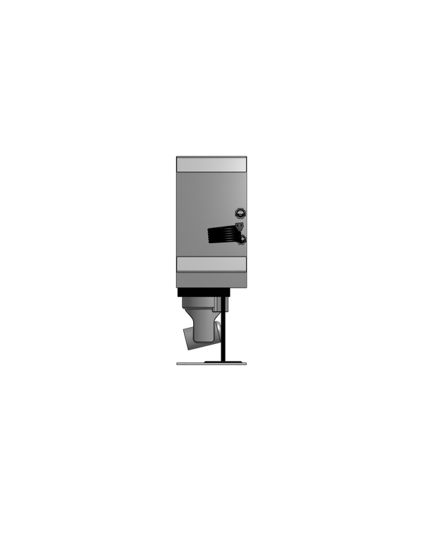 Plenum Enclosed PTZ Camera Lift - Ceiling Mounted - Travel 10" - Model APTZ-17-10-PE