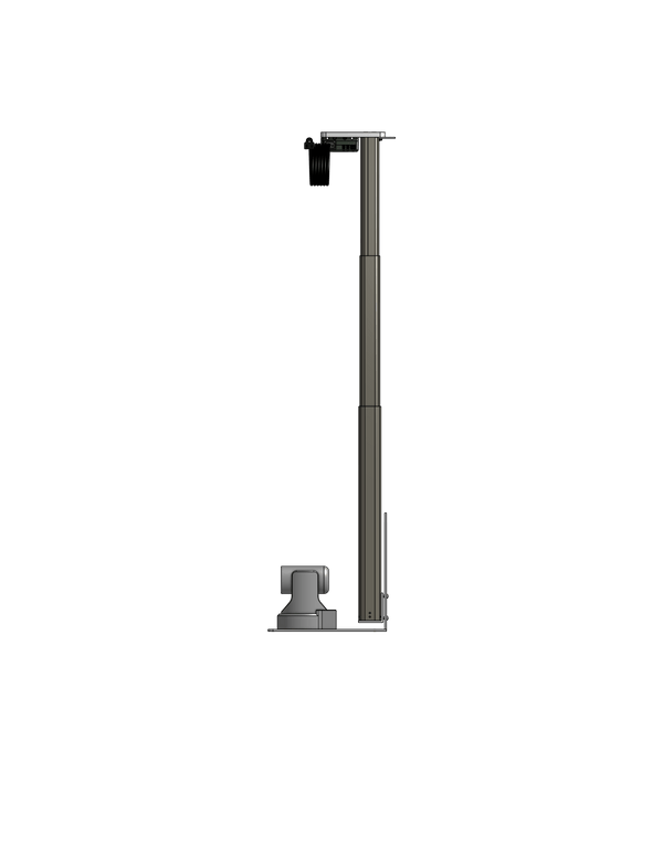Dual PTZ Camera Lift - Ceiling Mounted - Travel: 26.5 Inches - Model DAPTZ-24-26.5