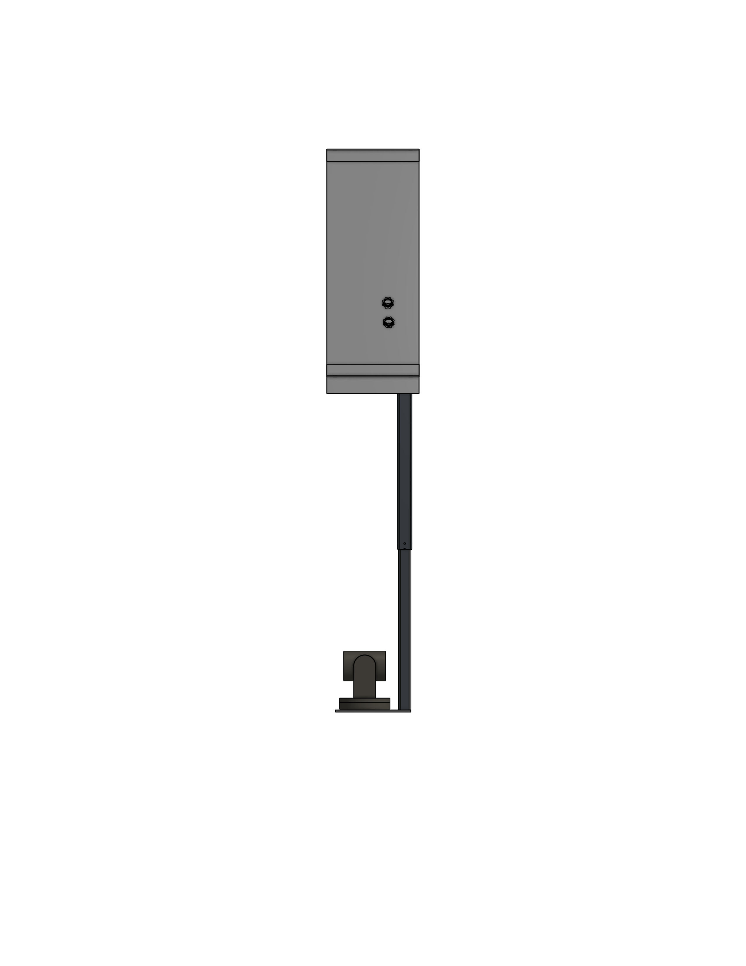 Plenum Enclosed PTZ Camera Lift - Ceiling Mounted - Travel: 38 Inches - Model APTZ-30-38-PE