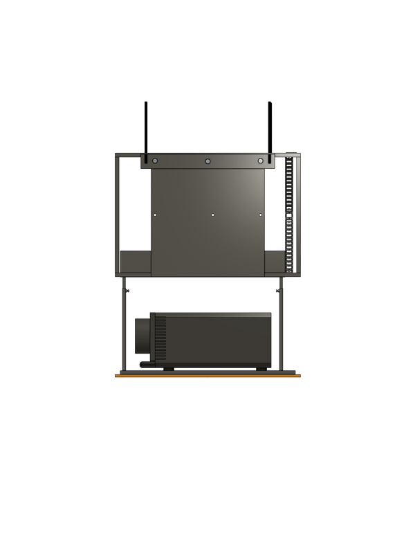 Model RPP-1915 Projector Lift - Capacity: 150 lb. - Travel: 19"