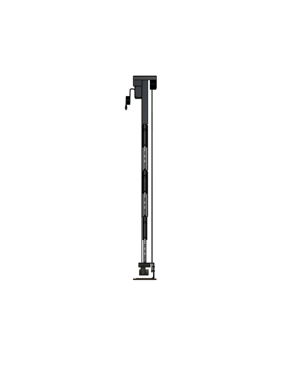 PTZ Camera Lift - Ceiling Mounted - Travel: 72 Inches - Model APTZ-33-72