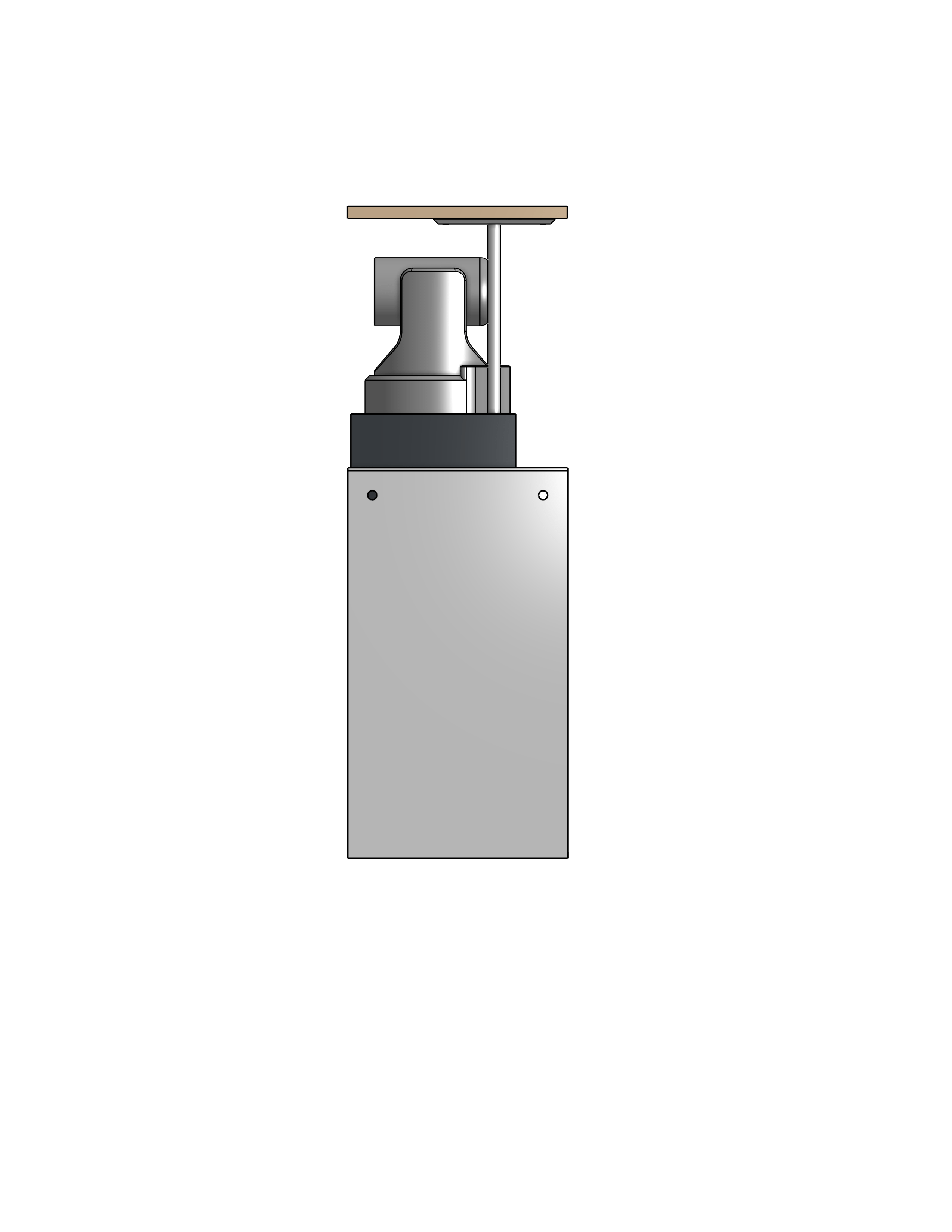 PTZ Camera Lift - Cabinet Mounted - Travel 10