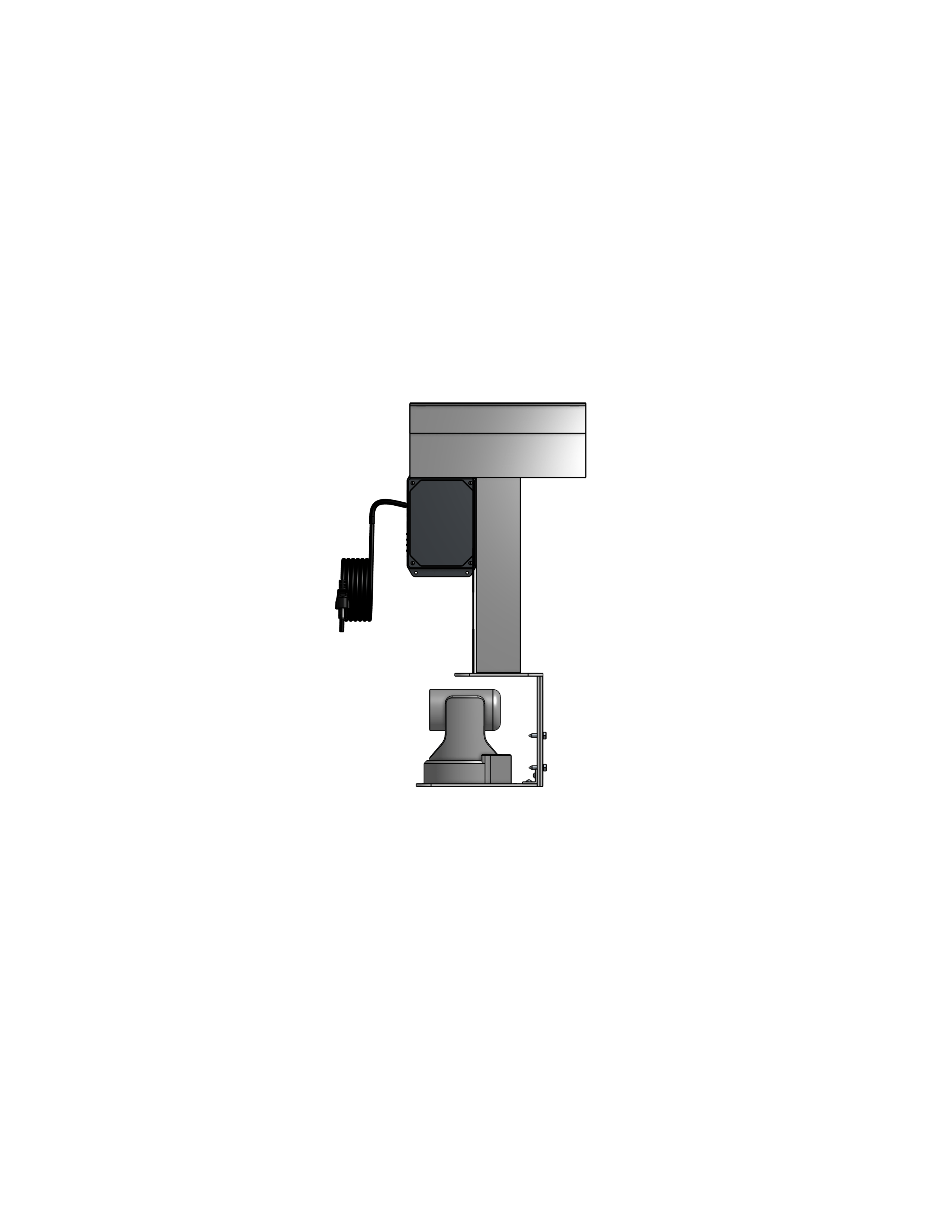 PTZ Camera Lift - Ceiling Mounted - Travel: 54 Inches - Model APTZ-26-54