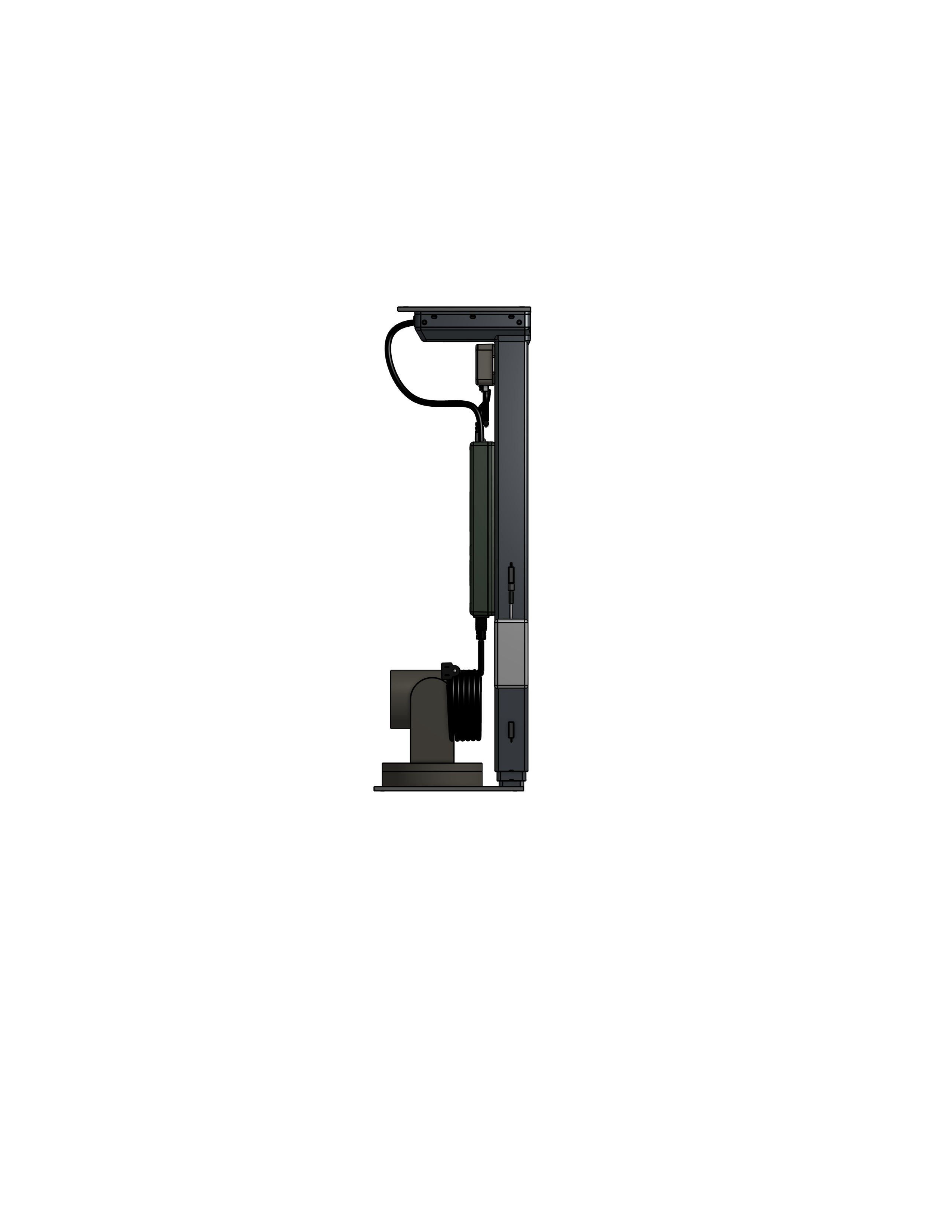 PTZ Camera Lift - Ceiling Mounted - Travel: 38 Inches - Model APTZ-30-38