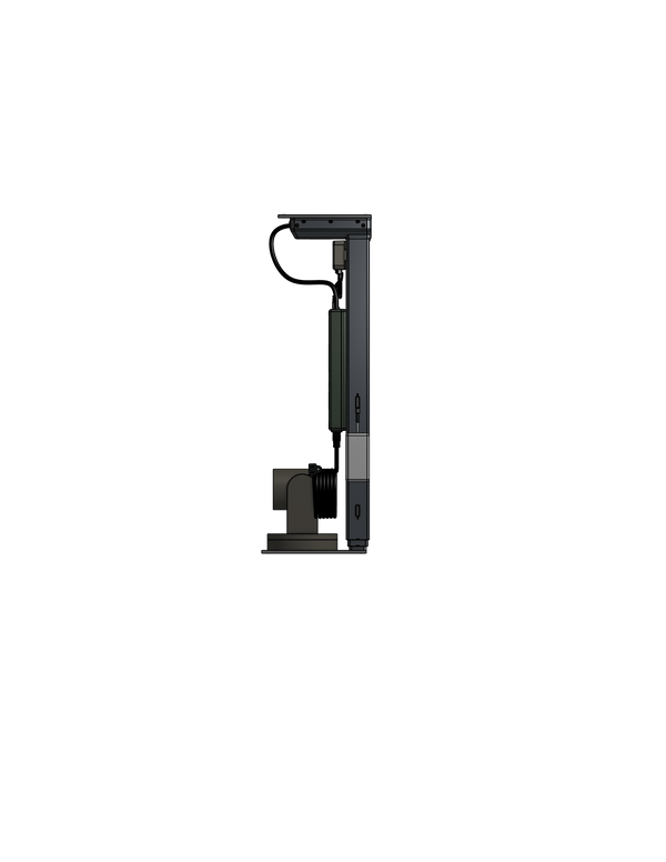 PTZ Camera Lift - Ceiling Mounted - Travel: 38 Inches - Model APTZ-30-38