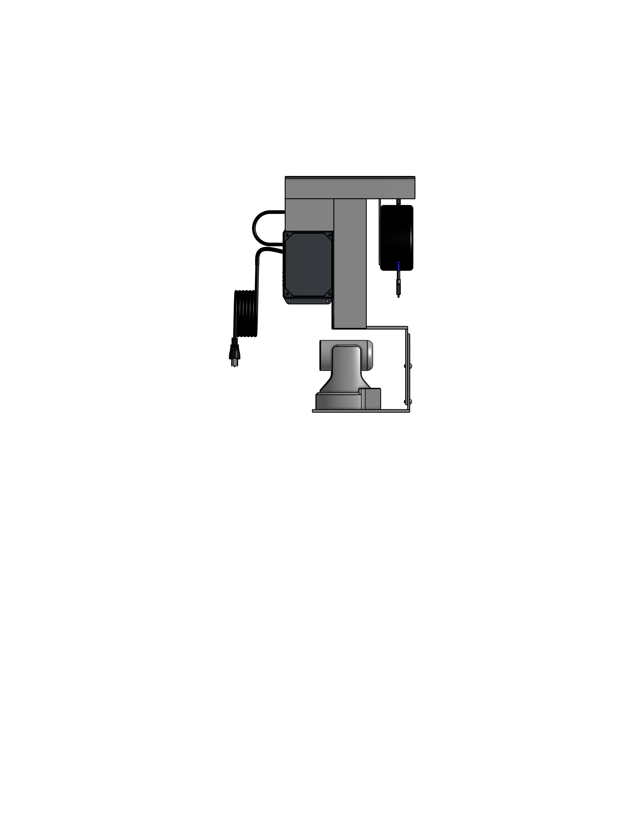 Dual PTZ Camera Lift - Ceiling Mounted - Travel: 84 Inches - Model DAPTZ-22-84