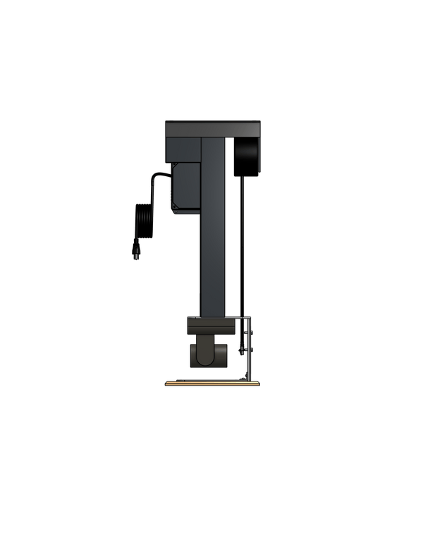 PTZ Camera Lift - Ceiling Mounted - Travel: 72 Inches - Model APTZ-33-72