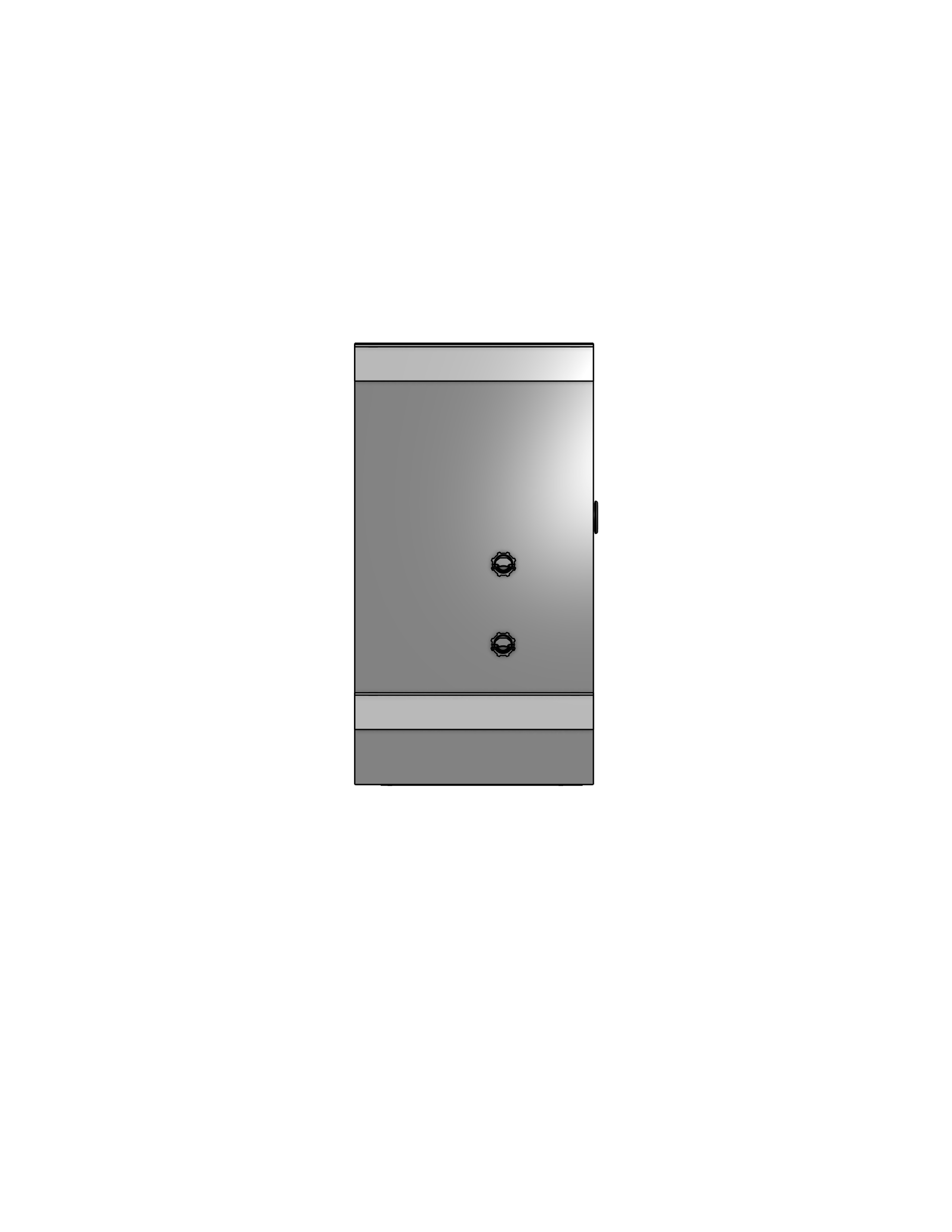 Plenum Enclosed PTZ Camera Lift - Ceiling Mounted - Travel: 26.5 Inches - Model APTZ-24-26.5-PE