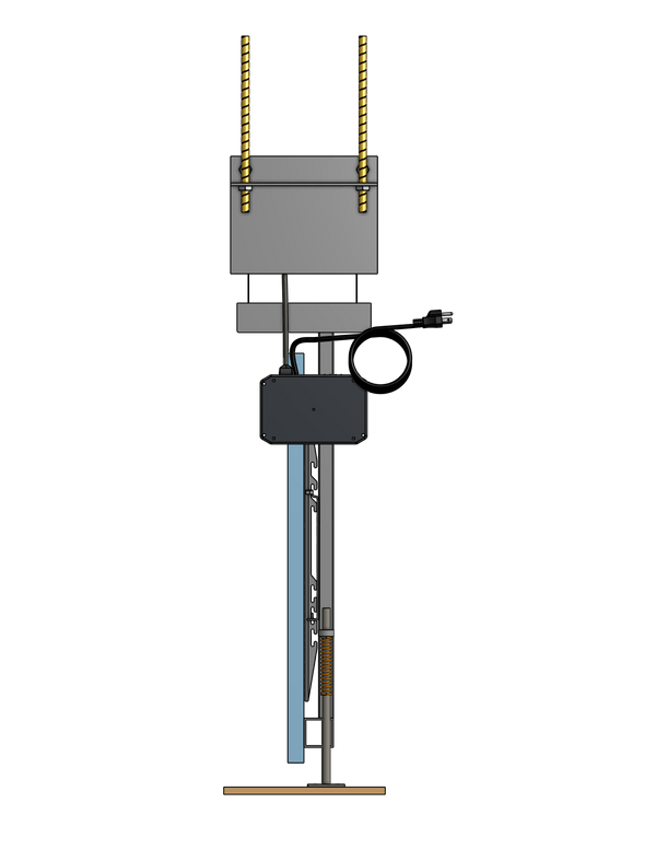 Model ET-55 Extended Travel "Floating" Mount For A 55 Inch TV - Travels 84"