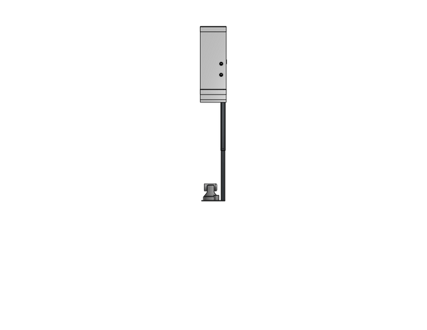 Plenum Enclosed Dual PTZ Camera Lift - Ceiling Mounted - Travel: 38 Inches - Model DAPTZ-30-38-PE