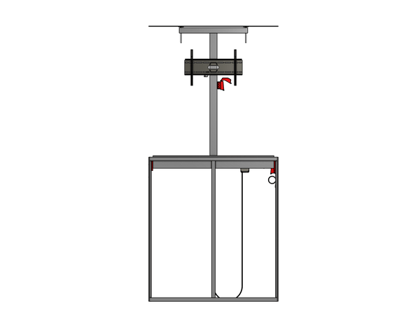 Model UF-75 Under Floor Lift For A 75" TV