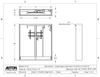 Model UF-75 Under Floor Lift For A 75" TV
