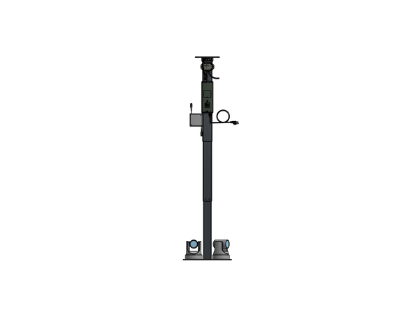 Dual PTZ Camera Lift - Ceiling Mounted - Travel: 38 Inches - Model DAPTZ-30-38
