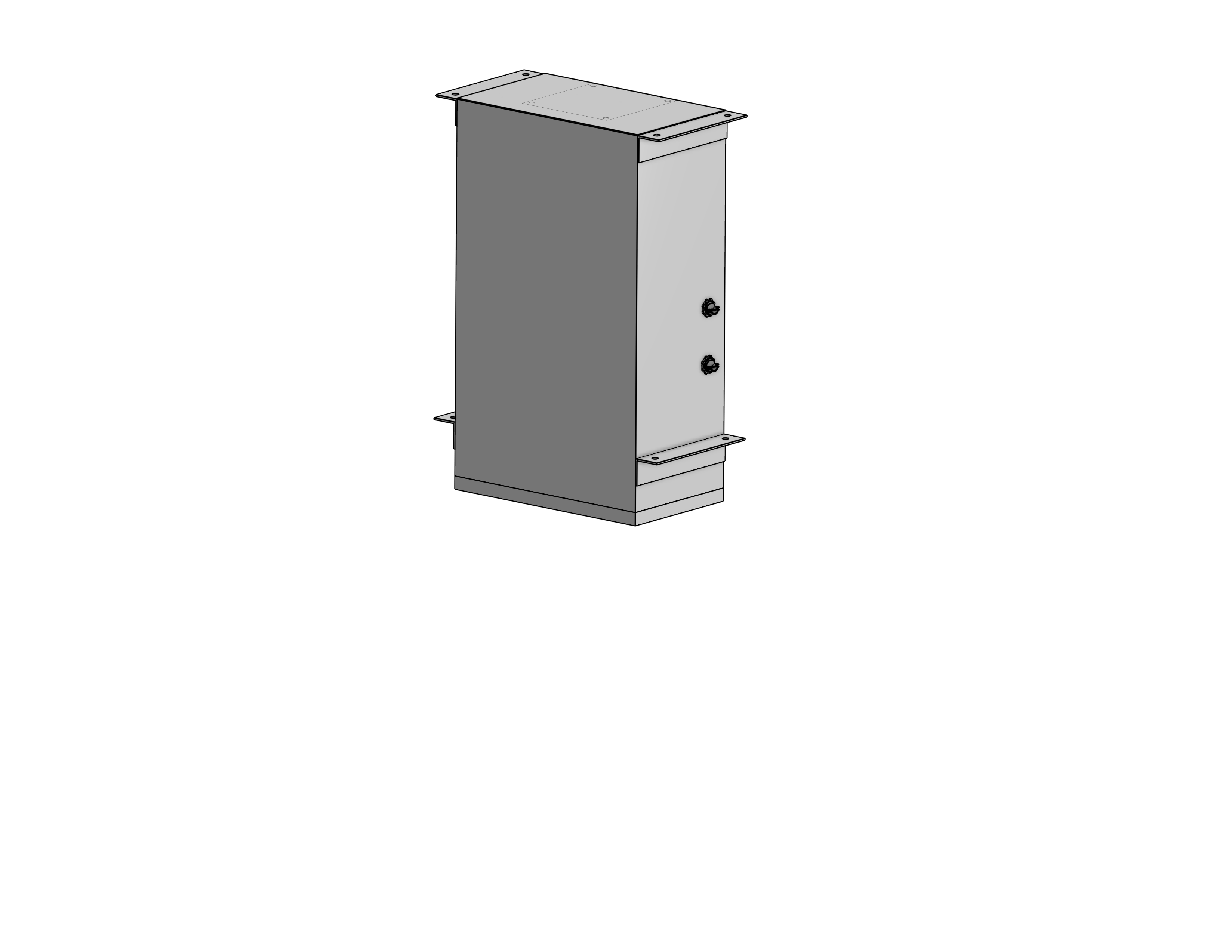 Plenum Enclosed Dual PTZ Camera Lift - Ceiling Mounted - Travel: 38 Inches - Model DAPTZ-30-38-PE