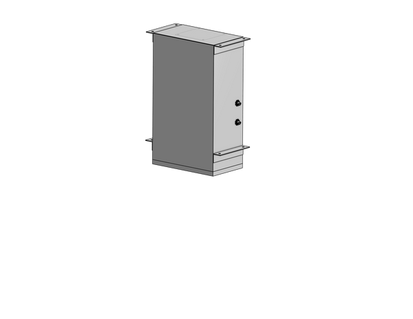 Plenum Enclosed Dual PTZ Camera Lift - Ceiling Mounted - Travel: 38 Inches - Model DAPTZ-30-38-PE