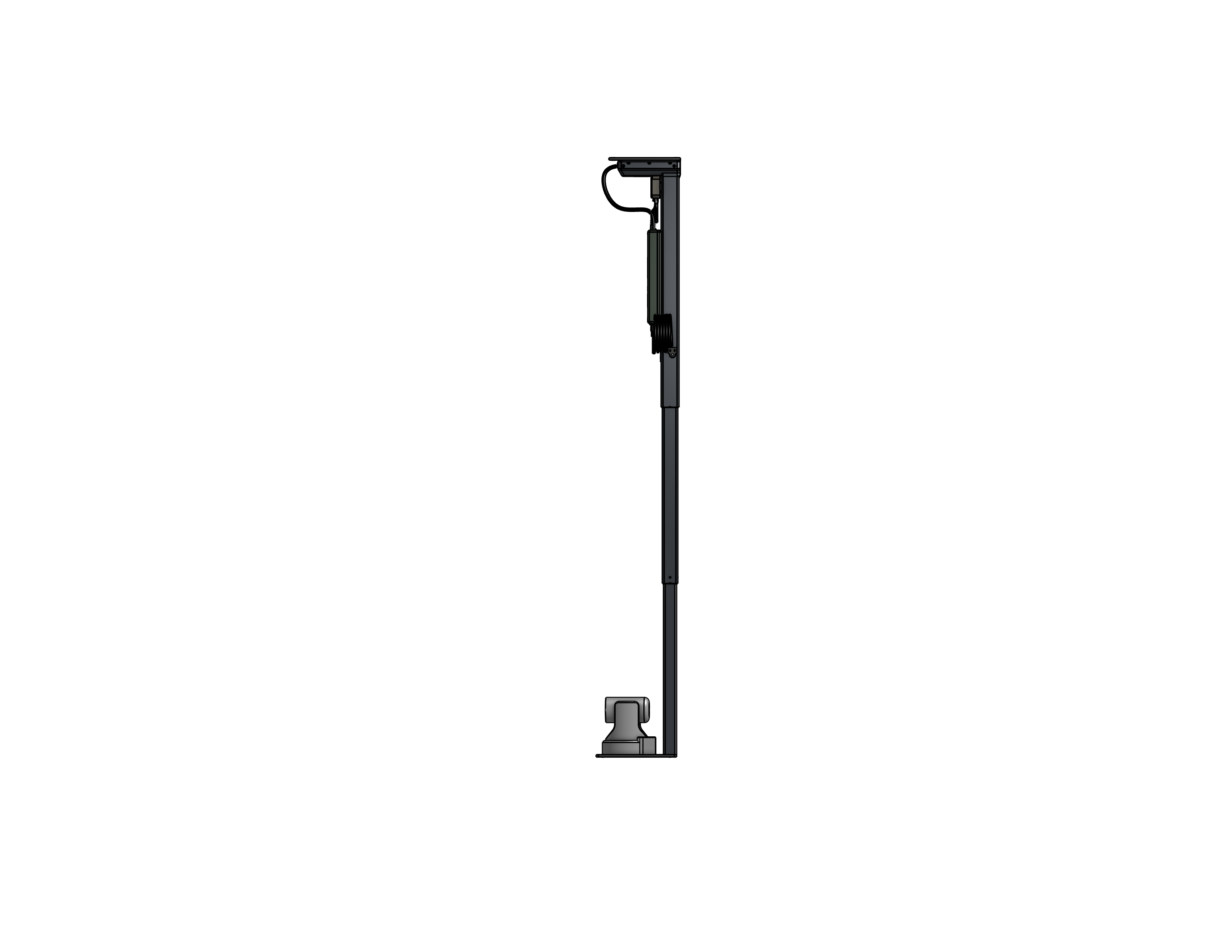 Dual PTZ Camera Lift - Ceiling Mounted - Travel: 38 Inches - Model DAPTZ-30-38