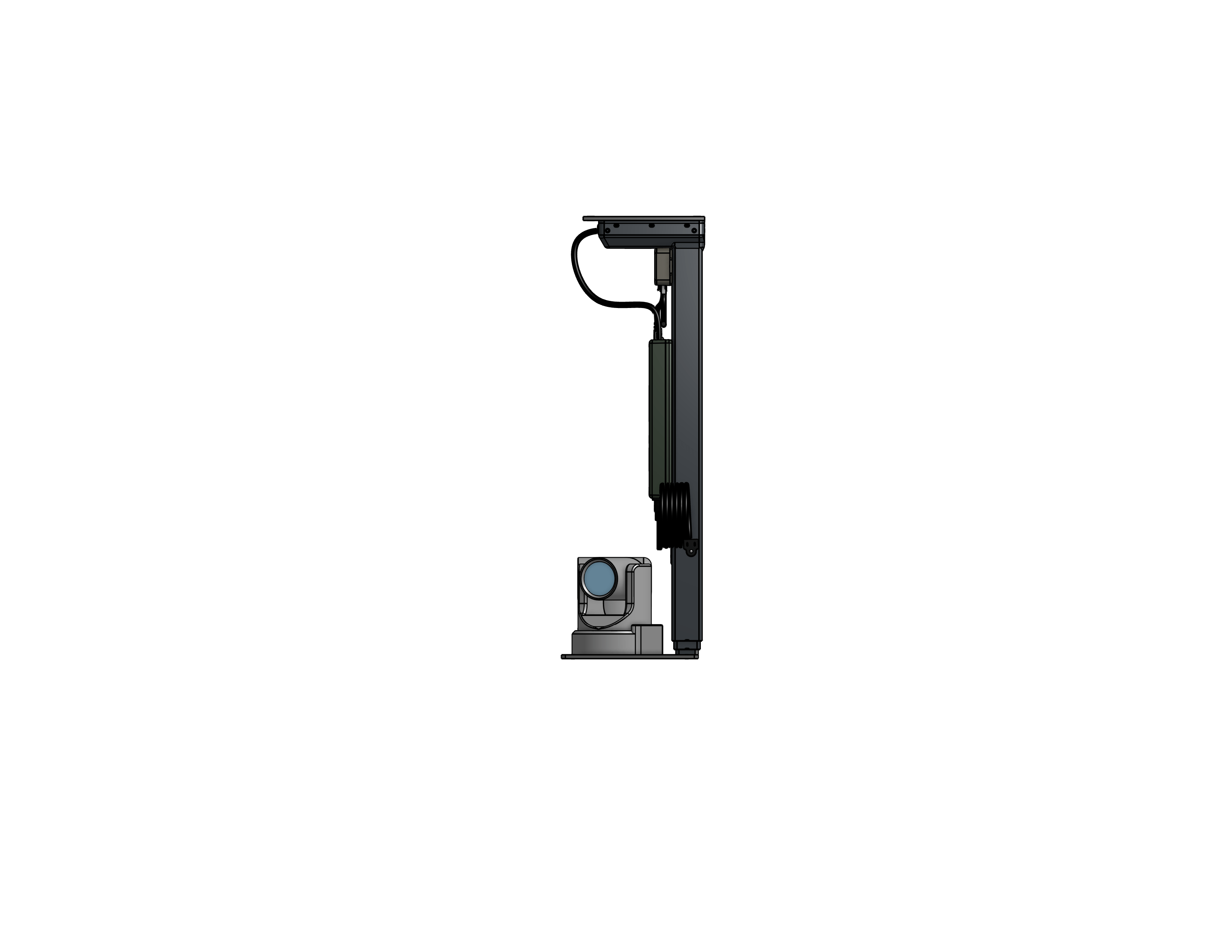 Dual PTZ Camera Lift - Ceiling Mounted - Travel: 38 Inches - Model DAPTZ-30-38
