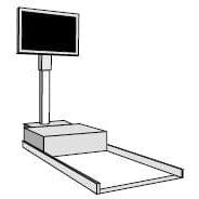 Model DM+X36-PS-70   Max TV Size 70" - Auton Motorized Systems