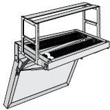 Model DFD-75 Drop-Flip-Down Mount For A 75 Inch TV - Auton Motorized Systems