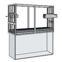Model AR-75  Drop-Down Mount For A 75" TV - Auton Motorized Systems