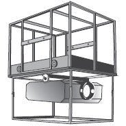 Model RPP-1915  Projector Lift - Capacity: 150 lb. - Travel: 19