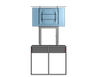Outdoor 2-Stage Lift For A 75 Inch TV -- Travel: 80 Inches -- Lift Capacity: 300 Pounds -- Model BGD-80-30-75 - Auton Motorized Systems