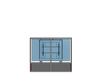 Outdoor 2-Stage Lift For A 75 Inch TV -- Travel: 80 Inches -- Lift Capacity: 300 Pounds -- Model BGD-80-30-75 - Auton Motorized Systems