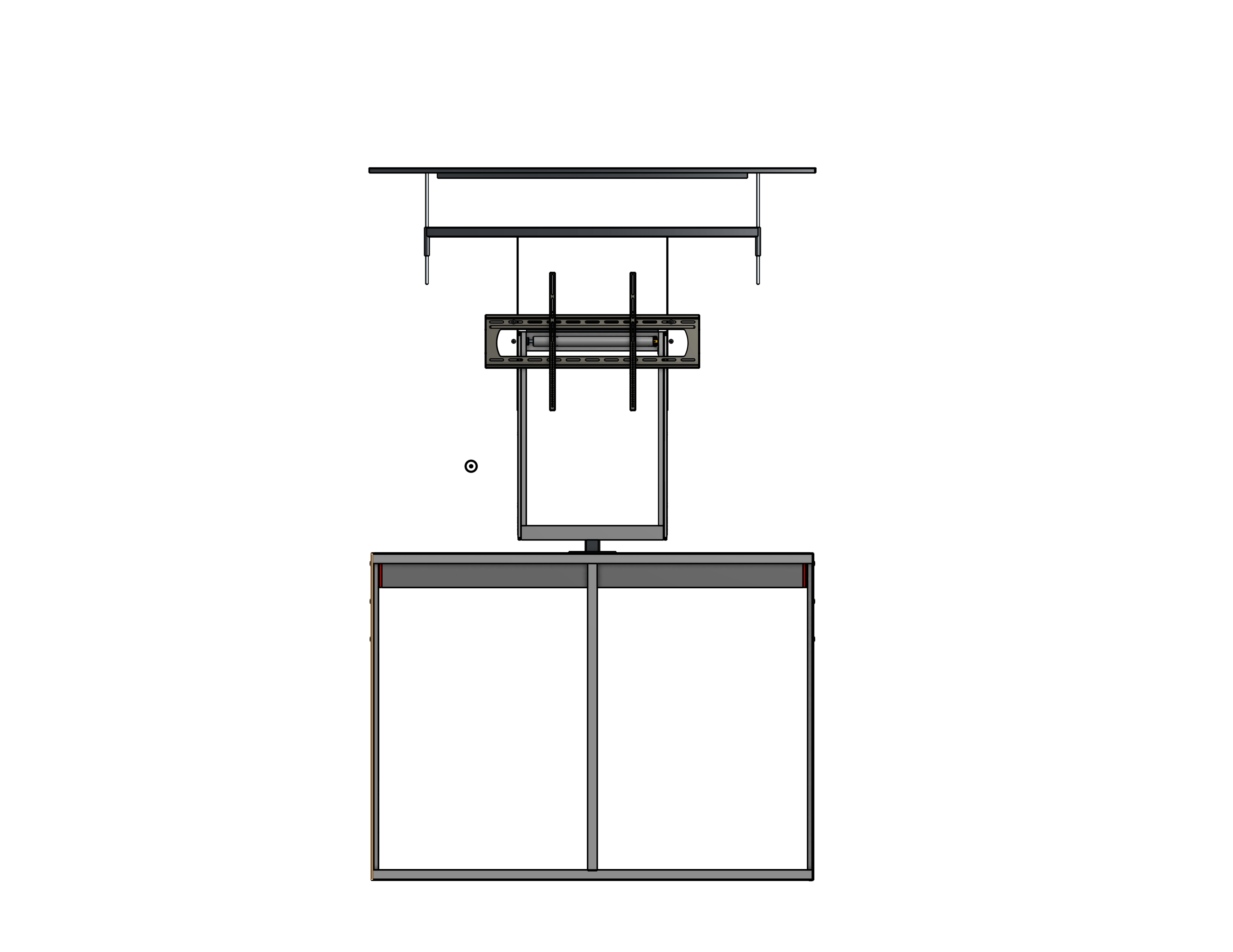 Outdoor 2-Stage Lift-Swivel For A 75