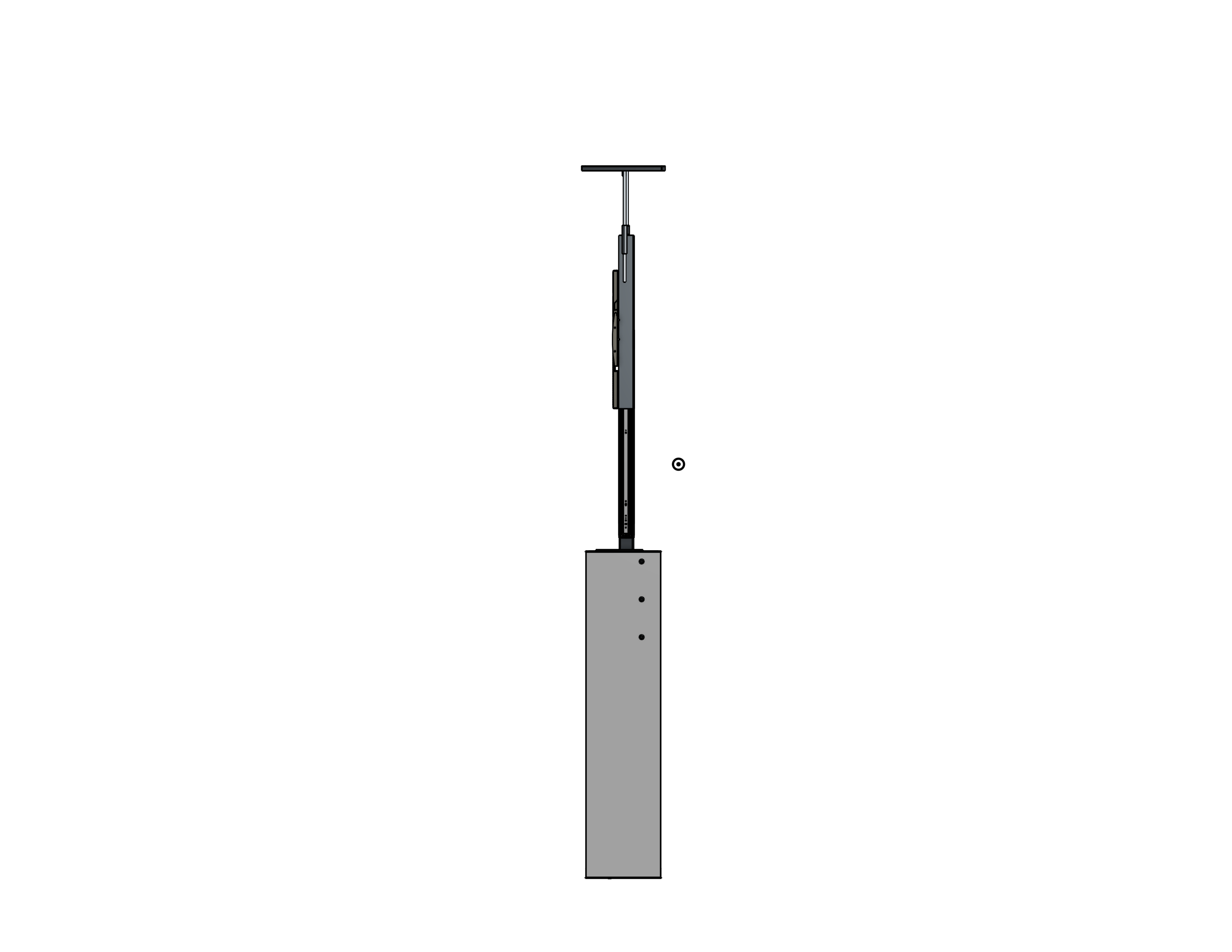 Outdoor 2-Stage Lift-Swivel For A 75