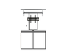 Outdoor 2-Stage Lift-Swivel For A 75" TV T: 80" Cap: 300 lbs. Model BGD-80-30-PS-75 - Auton Motorized Systems