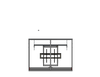 Outdoor 2-Stage Lift-Swivel For A 75" TV T: 80" Cap: 300 lbs. Model BGD-80-30-PS-75 - Auton Motorized Systems