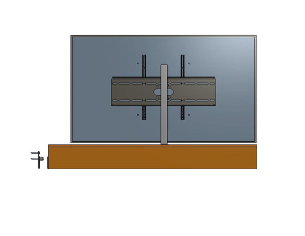 Slide Platform For A 65 Inch TV- Travel: 60 Inches - Capacity: 75 Pounds Optional: Swivel or Side Pivot - Auton Motorized Systems