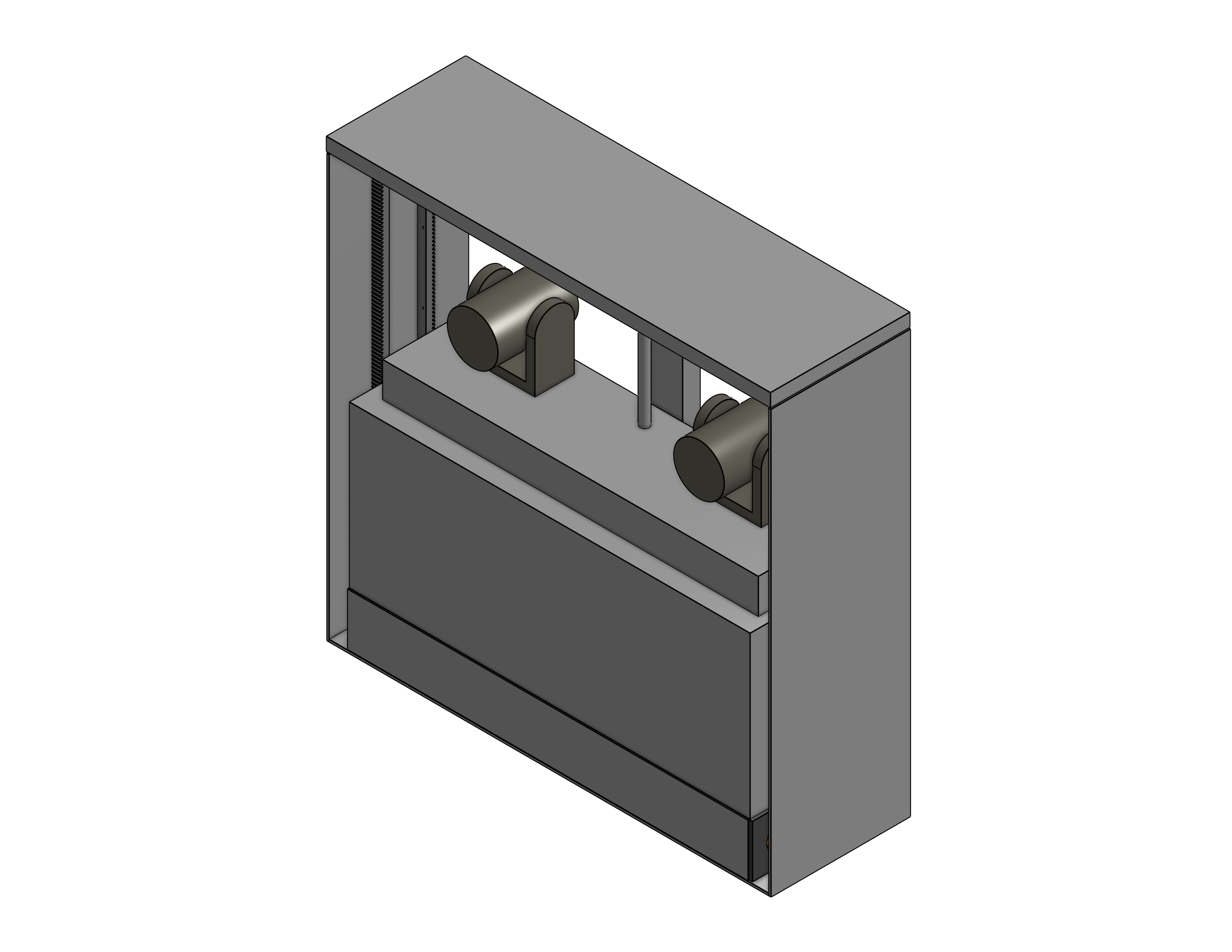 Camera Lift - Cabinet Mounted - Travel: 21 Inches - Model CPTZ-21 - Auton Motorized Systems