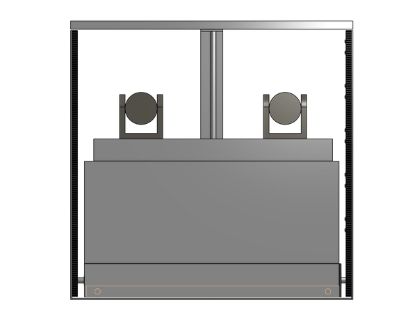 Camera Lift - Cabinet Mounted - Travel: 21 Inches - Model CPTZ-21 - Auton Motorized Systems