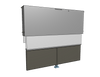 Dual Screen + Camera Mount In Plenum Enclosure - Fits Two 75 Inch Monitors - Cap: 300 lbs Model DET-7230-75 - Auton Motorized Systems