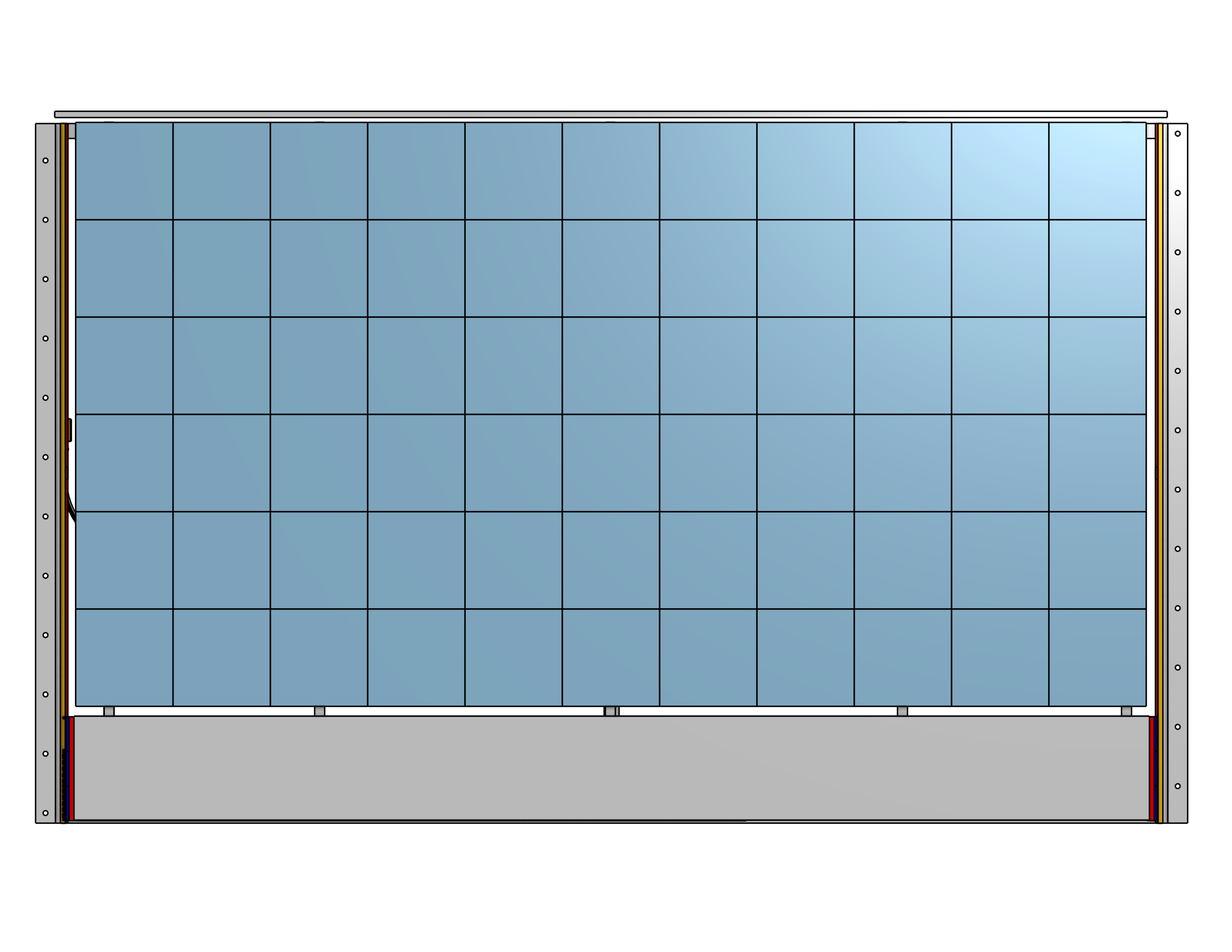 Video-Wall Lift - Screen Size: 216 x 118 - Auton Motorized Systems