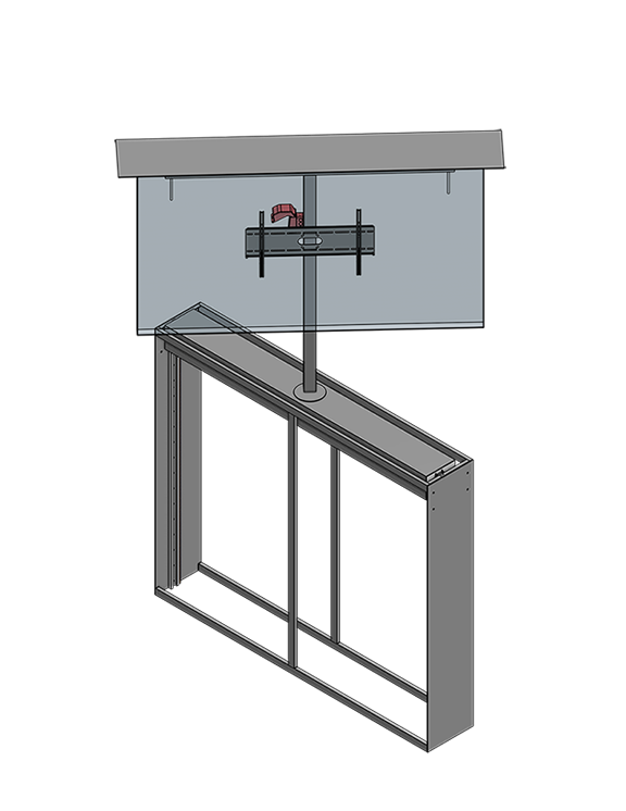 Model BG-PS-100  Outdoor Lift-Swivel Mount For A 100