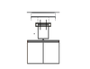 Outdoor 2-Stage Lift-Swivel For A 100" TV T: 80"  Cap: 300 lbs.  Model BGD-80-30-PS-100 - Auton Motorized Systems