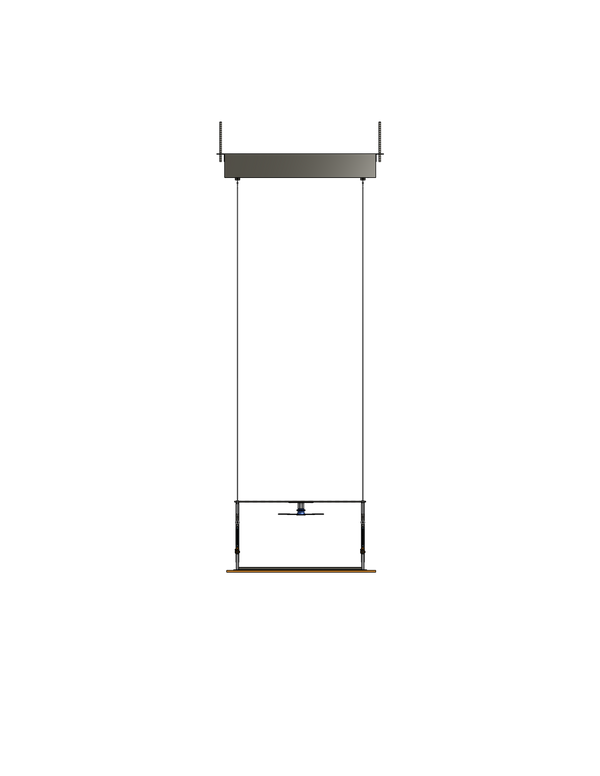 Model LPP-8415  Steel Cable Projector Lift  Capacity: 150 lb.  Travel: 84"