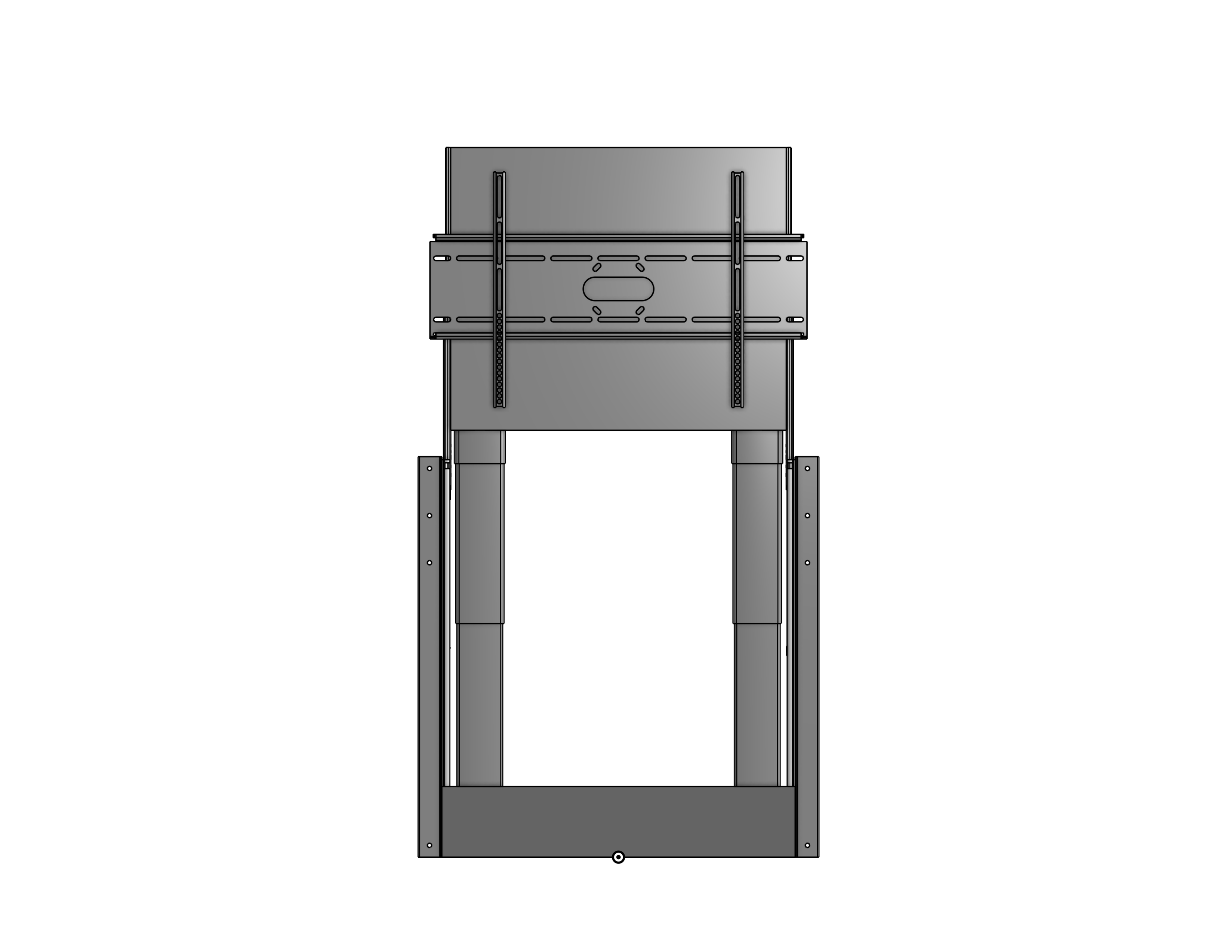 Model WM-2615 Wall Mounted TV Lift Capacity: 150 lb.