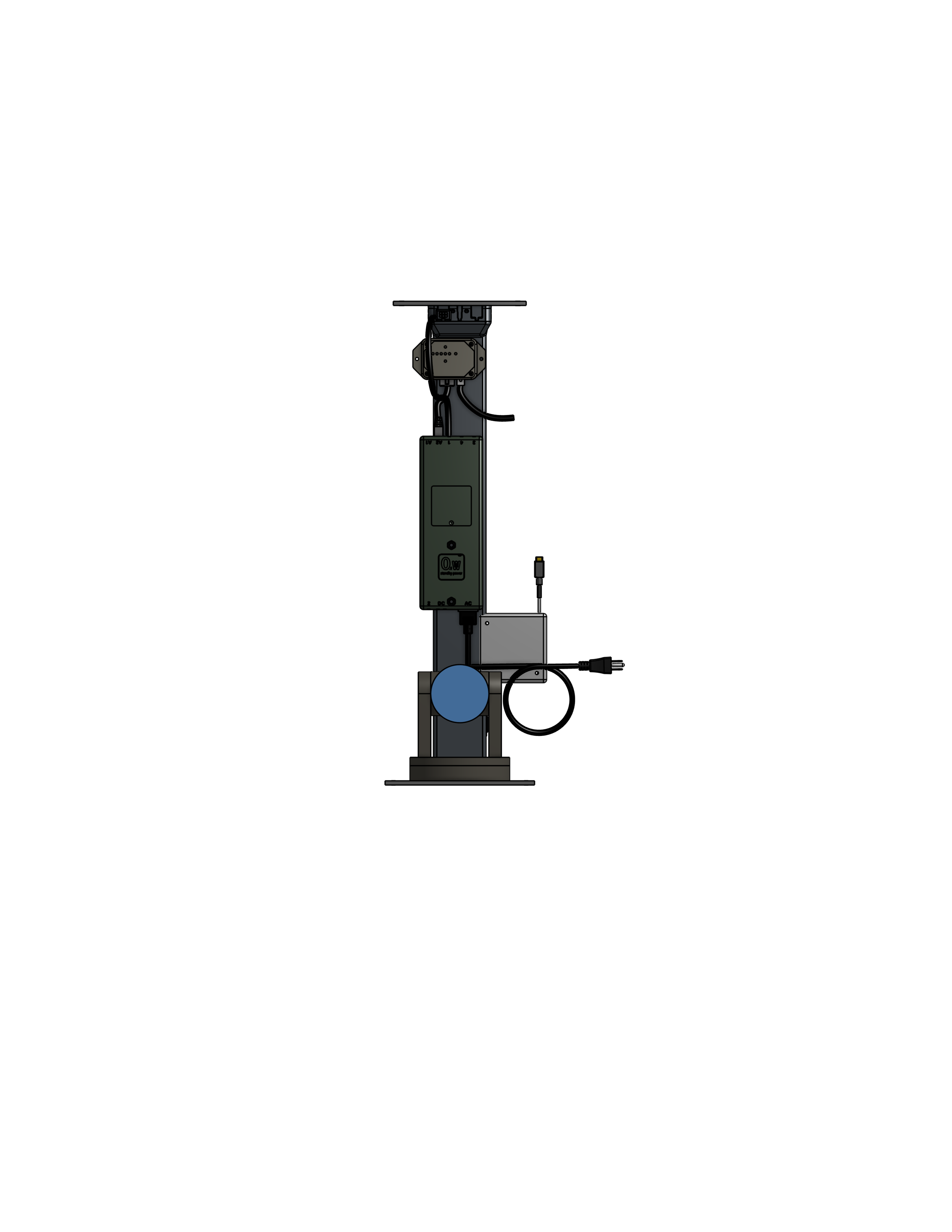 PTZ Camera Lift - Ceiling Mounted - Travel: 38 Inches - Model APTZ-30-38