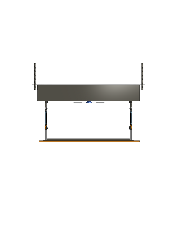 Model LPP-8415  Steel Cable Projector Lift  Capacity: 150 lb.  Travel: 84"