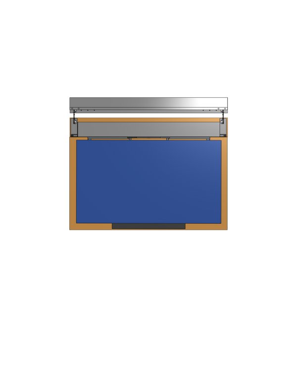 Model WFD-PS-100 Outdoor Flip-Down-Swivel Mount for a 100" TV