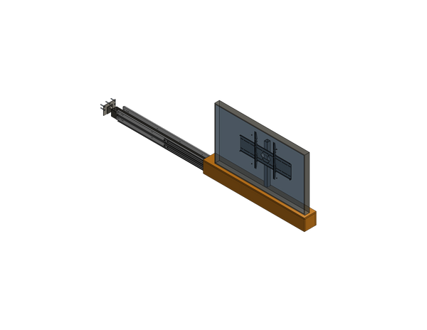 Slide Right Platform For A 65 Inch TV- Model SR-6075-65