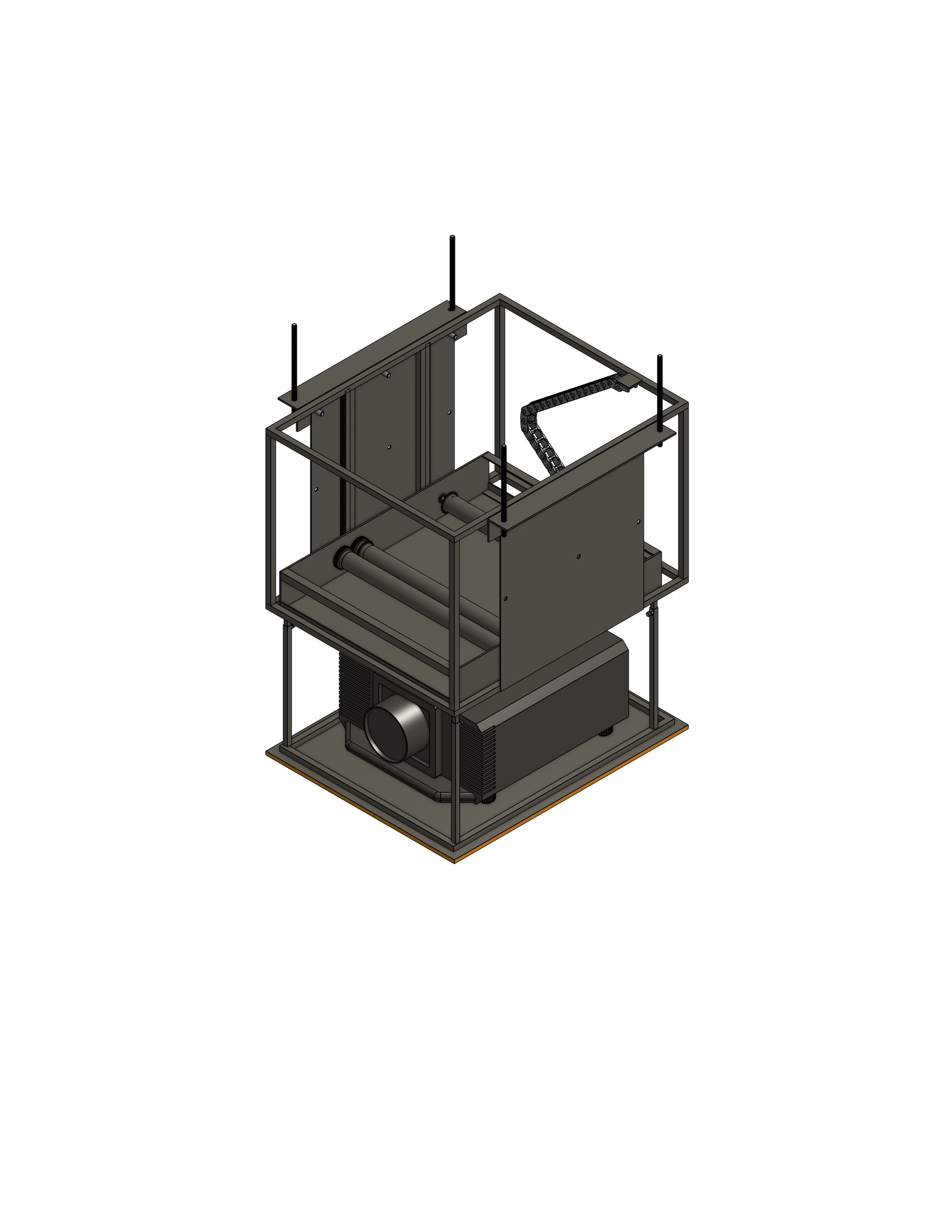 Model RPP-1915  Projector Lift - Capacity: 150 lb. - Travel: 19