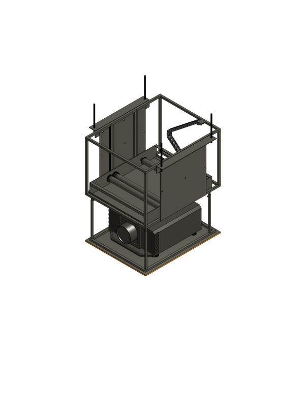 Model RPP-1915  Projector Lift - Capacity: 150 lb. - Travel: 19"