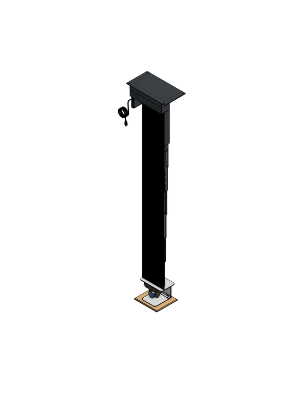 PTZ Camera Lift - Ceiling Mounted - Travel: 72 Inches - Model APTZ-33-72