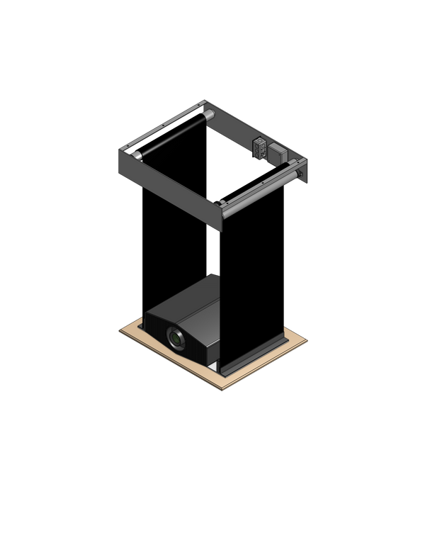 Model ZH-3640  Low Profile Projector Lift - Cap: 40 lb.  Travel: 36"